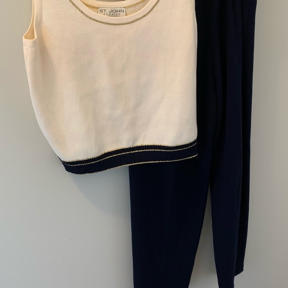 St. John Tank Top and Dress Pant Set